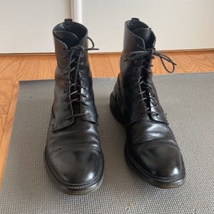 Alexander McQueen Montana Leather Boot